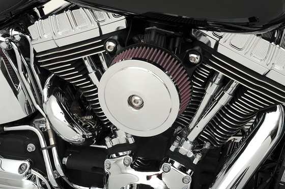 SOFTAIL CROSS BONES (2008 - 2011) stealth bobber domed chrome air cleaner cover | S&S CYCLE