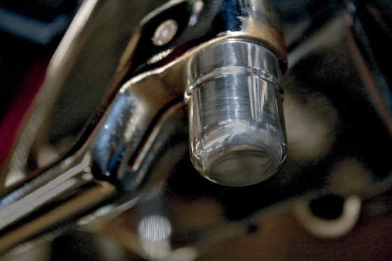 ELECTRA GLIDE ULTRA LIMITED LOW (2010 - 2020) chrome shifter spline cover | TODD'S CYCLE