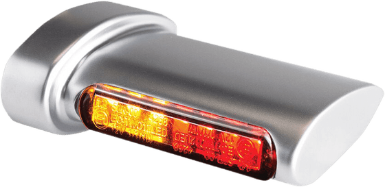 HERITAGE SOFTAIL CLASSIC (1993 - 2022) 3-in-1 led winglets for turn signal, brake and run (chrome/matt) | HEINZ BIKES