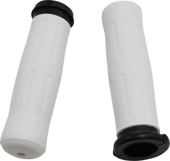 ROAD KING CLASSIC (2008 - 2013) old school white handlebar grips | AVON GRIPS