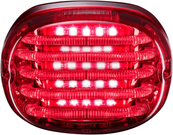 SPORTSTER 1200 IRON (2018 - 2021) probeam squareback led taillight red | CUSTOM DYNAMICS