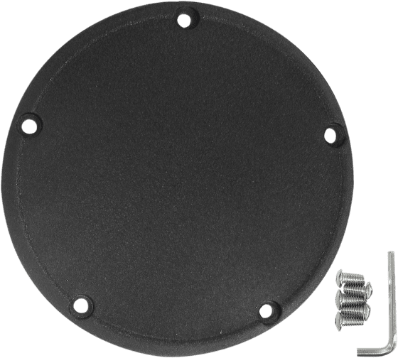 DYNA WIDE GLIDE (2001 - 2017) wrinkle black derby cover for twin cam | DRAG SPECIALTIES