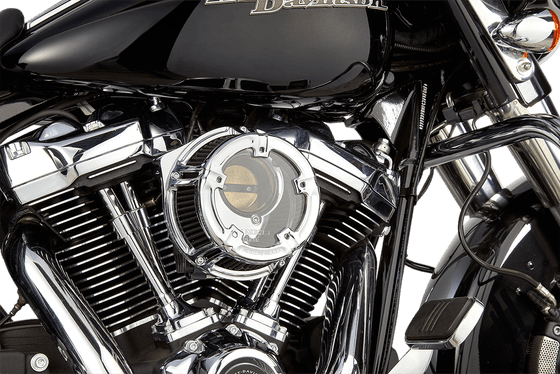 TRI GLIDE ULTRA CLASSIC/CVO (2017 - 2022) method clear series m8 chrome air cleaner kit | ARLEN NESS