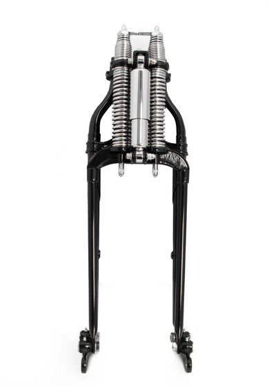 DYNA WIDE GLIDE (2000 - 2017) 1" black/chrome fork assembly | CLASSIC BIKE