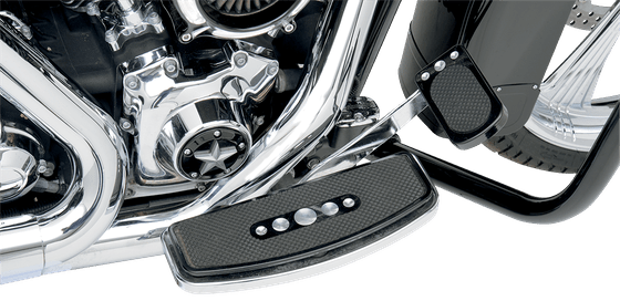 ELECTRA GLIDE STANDARD POLICE (1984 - 2009) black brake pedal cover | DRAG SPECIALTIES