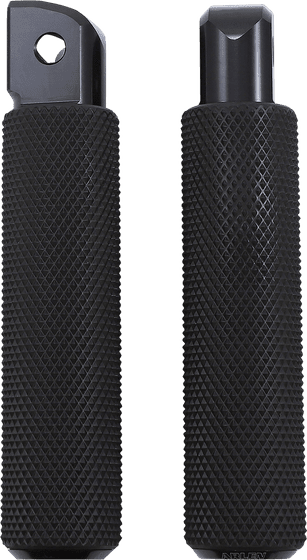 SOFTAIL FAT BOB (2018 - 2022) knurled passenger footpeg with foldable design in black | ARLEN NESS