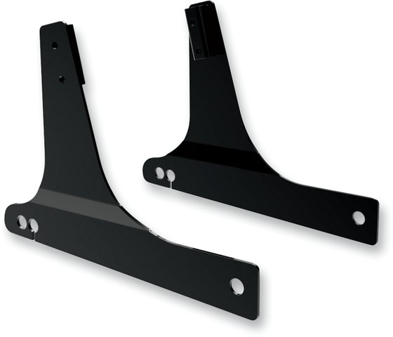 DYNA FAT BOB (2008 - 2017) black sissy bar side plates for 2006-2017 fxd | DRAG SPECIALTIES