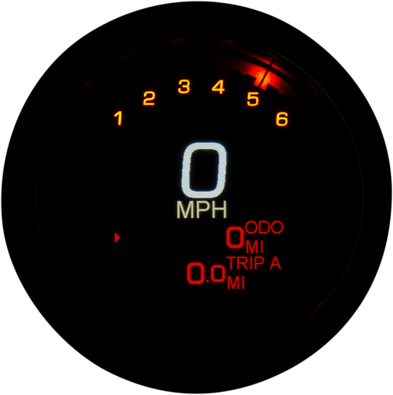 DYNA FAT BOB (2009 - 2011) 3/3/8 black bronze speedometer | DAKOTA DIGITAL