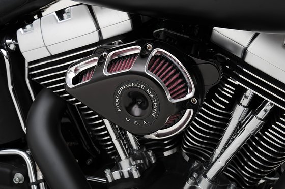 SOFTAIL BLACKLINE (2011 - 2013) contrast cut air cleaner jet | PERFORMANCE MACHINE (PM)