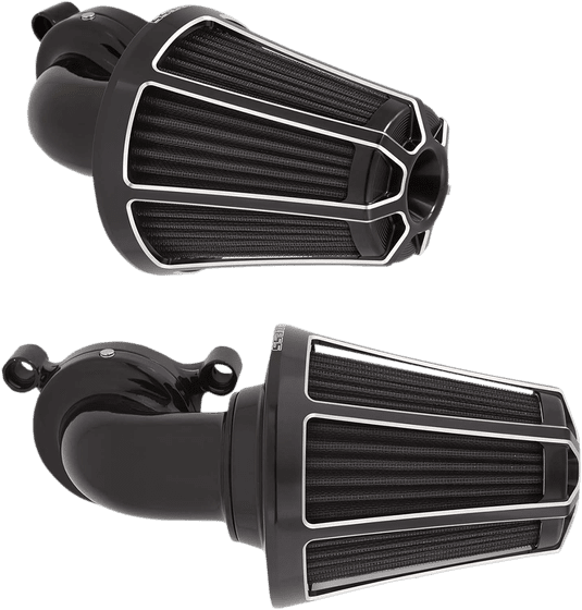 ELECTRA GLIDE ULTRA LIMITED LOW (2017 - 2022) beveled black air cleaner kit | ARLEN NESS