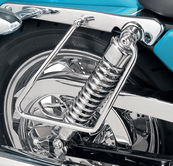 SPORTSTER 883 LOW (2005 - 2017) chrome saddlebag support bracket | DRAG SPECIALTIES