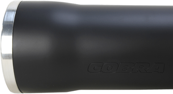 DYNA FAT BOB (2008 - 2014) 3" slip-on muffler (black) for harley-davidson | COBRA