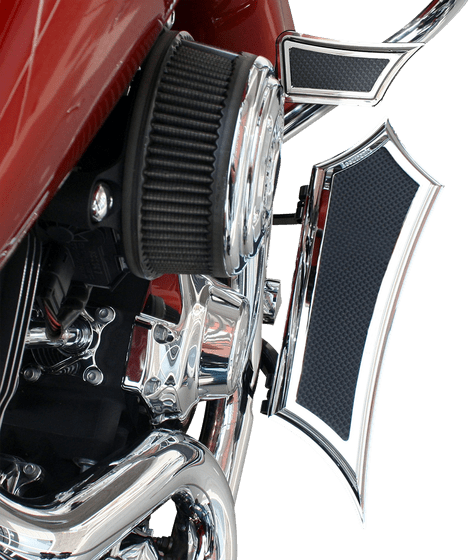 ROAD KING CLASSIC (1999 - 2019) rear brake pedal cover in chrome | ACCUTRONIX