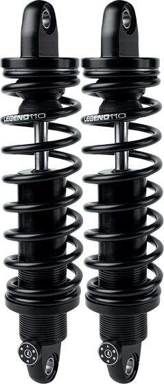 DYNA STREET BOB/SPECIAL (1991 - 2017) revo-a rear shocks - heavy duty black 13" | LEGEND SUSPENSION