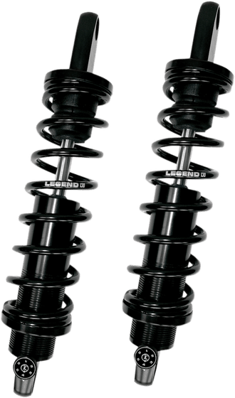 DYNA STREET BOB/SPECIAL (1991 - 2017) revo-a rear shocks - heavy duty black 13" | LEGEND SUSPENSION