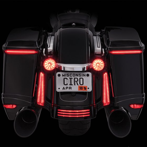 SCREAMIN EAGLE ROAD KING CVO (2014 - 2014) blade bag lights | CIRO