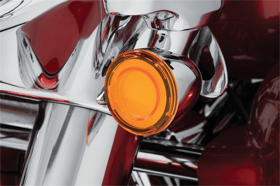 SPORTSTER 883 LOW (2005 - 2020) tracer amber front turn signal | KURYAKYN