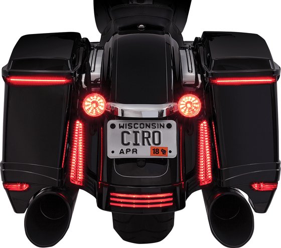 SCREAMIN EAGLE ROAD KING CVO (2002 - 2013) blade accent lights bag | CIRO