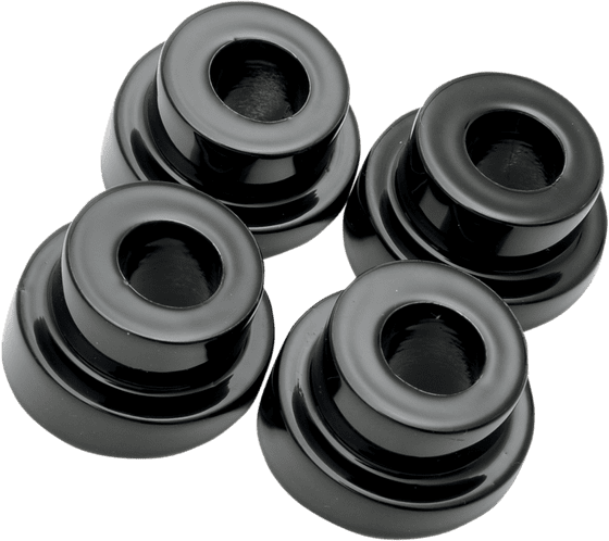 SPORTSTER 883 LOW (2005 - 2014) ten degree triple tree riser angle adapters black | LA CHOPPERS