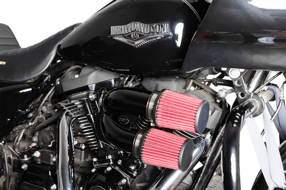 SOFTAIL FAT BOY (2018 - 2022) black air cleaner for 2017+ harley davidson m8 models | S&S CYCLE