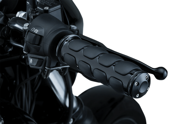 SCREAMIN EAGLE ROAD KING CVO (2008 - 2013) iso grips for electronic throttle black | KURYAKYN