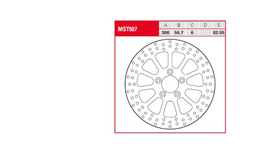 ULTRA CLASSIC ELECTRA GLIDE LOW (2015 - 2016) fixed round brake rotor | TRW