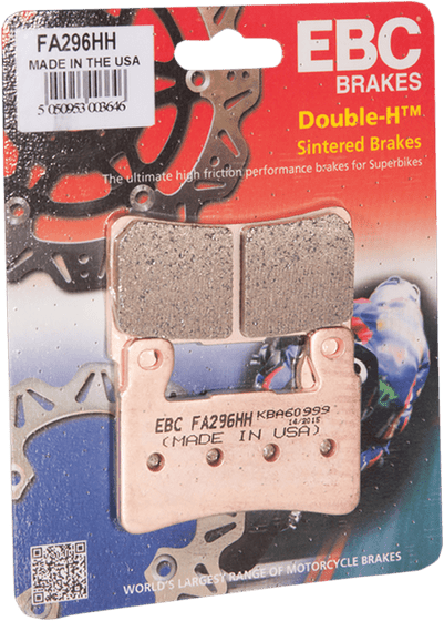 SOFTAIL LOW RIDER (2018 - 2023) usa made double-h series sintered brake pads | EBC