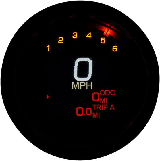 SOFTAIL STREET BOB (2018 - 2022) 3/3/8 black bronze speedometer | DAKOTA DIGITAL