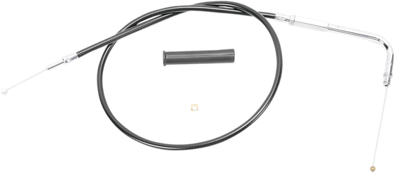 SPORTSTER HUGGER (1988 - 1995) black vinyl throttle cable - 37" | DRAG SPECIALTIES