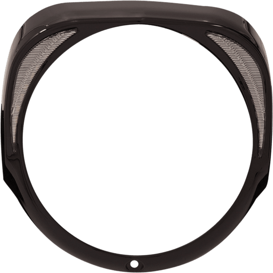 ELECTRA GLIDE STANDARD POLICE (2019 - 2022) black fang led headlight bezel | CIRO