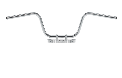 SPORT GLIDE/TOURING GT/DISC GLIDE (1984 - 1992) steel chrome plated apehanger handlebar with cable indent - 1" diameter | TRW