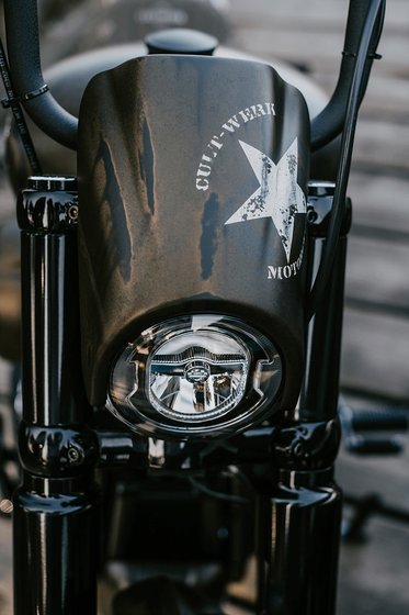 SOFTAIL STREET BOB (2018 - 2022) custom raw headlight mask | CULT WERK