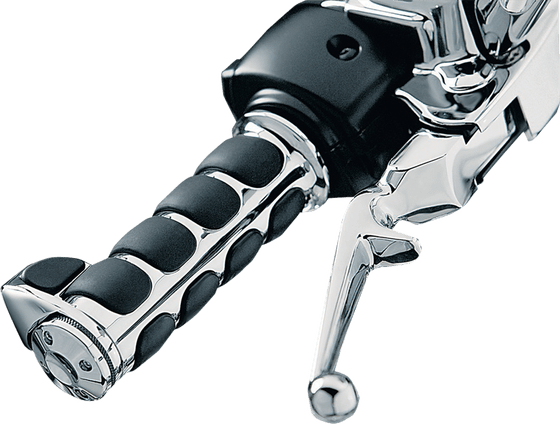 SOFTAIL BREAKOUT (2018 - 2022) premium handlebar grips with boss for electronic throttle | KURYAKYN