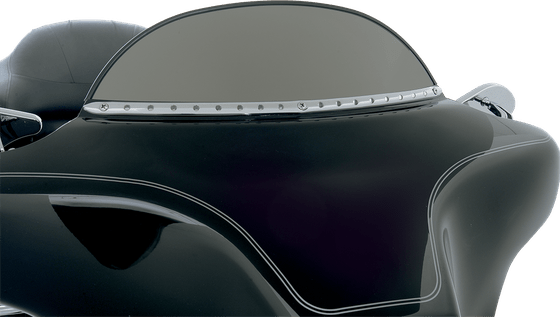 TRI GLIDE ULTRA CLASSIC/CVO (2009 - 2013) chrome windshield trim for harley-davidson flt models (1996-2013) | CYCLE VISIONS