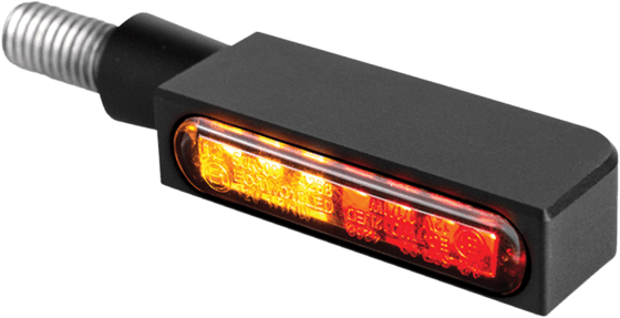 DYNA SUPERGLIDE (1996 - 2010) turn-signal 3-in-1 led with position light (black) | HEINZ BIKES