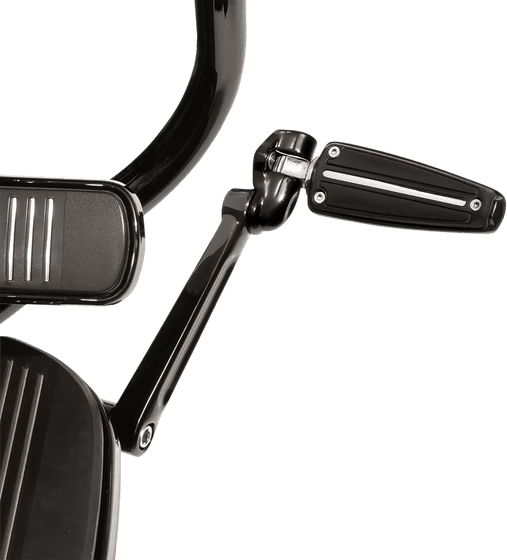 ELECTRA GLIDE ULTRA LIMITED LOW (2010 - 2022) highway pegs with long black mount | CIRO