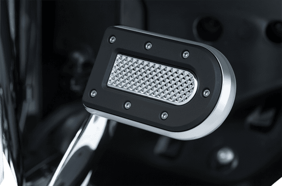 SOFTAIL LOW RIDER (2018 - 2021) chrome brake pedal pads | KURYAKYN