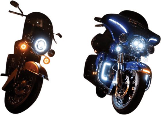 DYNA STREET BOB/SPECIAL (2006 - 2017) tracer amber front turn signal | KURYAKYN