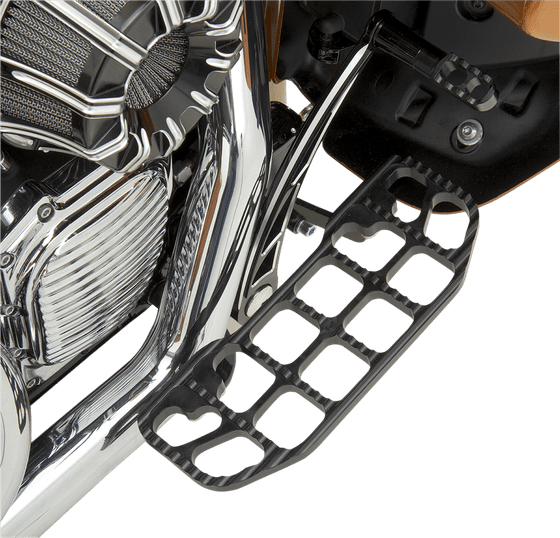 ROAD KING CLASSIC (1998 - 2019) serrated black floorboards for drivers | JOKER MACHINE