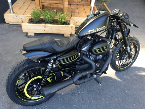 SPORTSTER FORTY-EIGHT (2010 - 2022) short black rear fender | CULT WERK