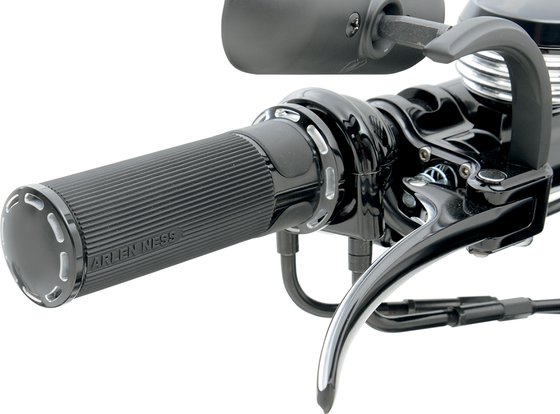 HERITAGE SPRINGER SOFTAIL CLASSIC (2005 - 2007) slot track fusion throttle grips - black | ARLEN NESS