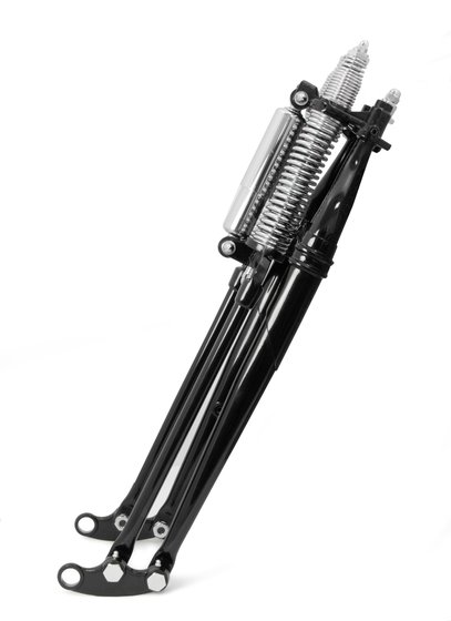 DYNA SUPER GLIDE SPORT (2000 - 2005) 1" black/chrome fork assembly | CLASSIC BIKE