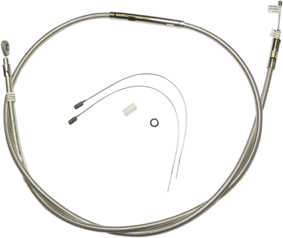 SOFTAIL NIGHT TRAIN (2007 - 2009) polished two-piece clutch cable | MAGNUM