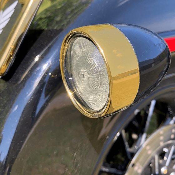 SPORTSTER IRON (2014 - 2022) gold smoke probeam bezel | CUSTOM DYNAMICS