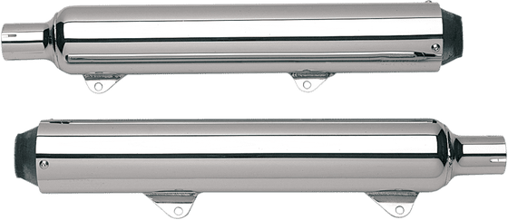 ROAD KING (1995 - 2009) chrome slip-on mufflers for harley flht 95-09 standard | KERKER