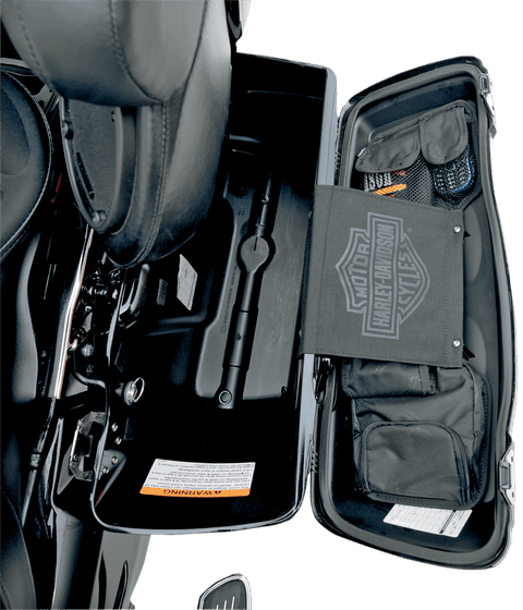 SCREAMIN EAGLE ROAD KING CVO (2002 - 2013) saddlebag lid organizer | SADDLEMEN