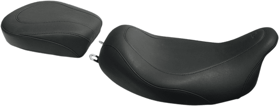 SCREAMIN EAGLE ROAD KING CVO (2008 - 2014) wide tripper solo seat with smooth stitch brown for harley dresser/touring (2008-2019) | MUSTANG