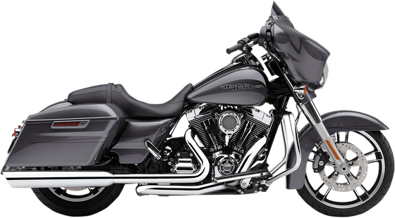 ROAD KING CUSTOM (2004 - 2007) 4" chrome twin mufflers for touring models | COBRA