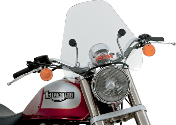 SOFTAIL DEUCE (2000 - 2007) sport windshield s-06 spitfire clear - 15" | SLIPSTREAMER