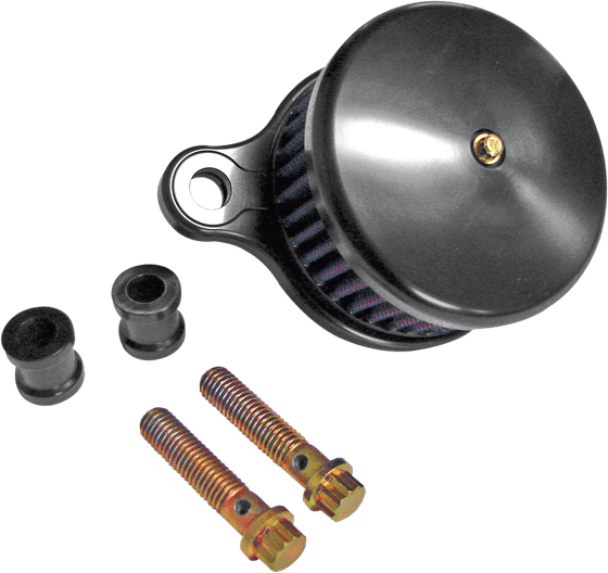 SPORTSTER IRON (2009 - 2022) high performance round air cleaner in black | JOKER MACHINE